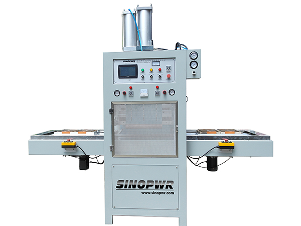 Automatic intelligent shuttle way plastic weld & cut machine