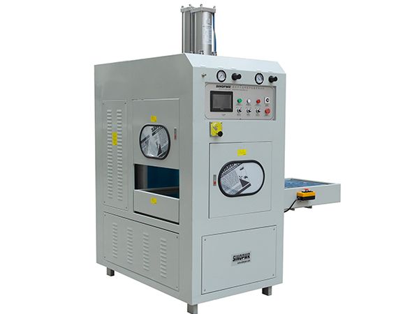 Automatic intelligent single head way plastic weld & cut machine