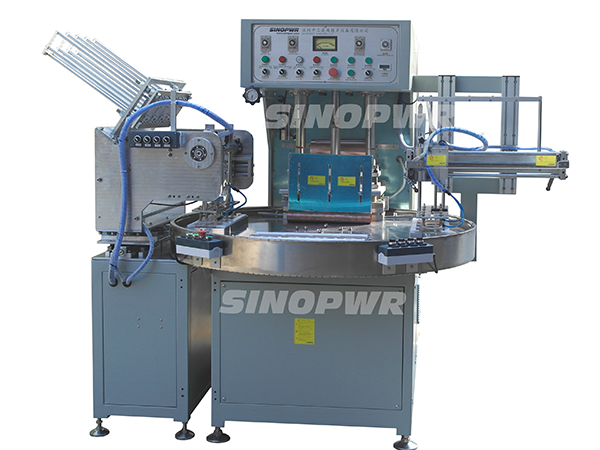 High frequency plastic sheet welding and cutting machine