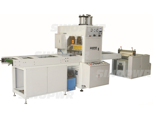 High frequency soft crease box making machine