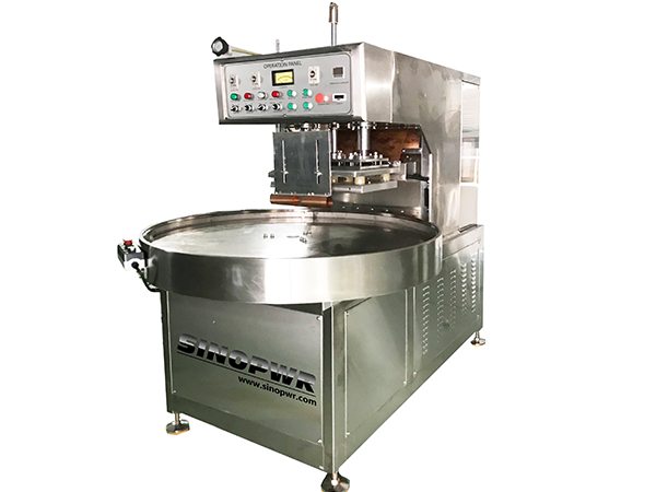 One piece or two piece ostomy bag welding machine